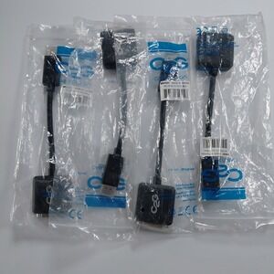 4 C2G 54321 Display Port to Single Link DVI-D Adapter Converter 1080P Plug Play